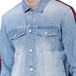 2026 Wholesale Quality Blue <b>Denim</b> <b>Jacket</b> For Men 100% Cotton Casual Style Plain Color Jean <b>Jacket</b> For Boys Winter Season - Product Image 6