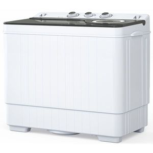 Lavatrice semi-automatica a doppio cestello 2168S XPB65 con pompa di scarico integrata, capacità 26 libbre, ideale per appartamenti, dormitori, camper e campeggio - Product Image 1