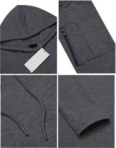 <b>Men's</b> Light Weight Hoodies 100% Cotton <b>Fleece</b> Pullover <b>Hoodie</b> Custom <b>Oversized</b> Size Waterproof Breathable <b>Men</b> <b>Hoodie</b> - Product Image 5