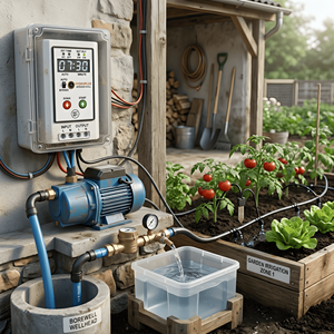 Hydroplus Auto Digital Timer Controller for <b>Solar</b> Cleaning <b>Pump</b> Automation Irrigation Borewell Tank Filling Precision Unit - Product Image 2
