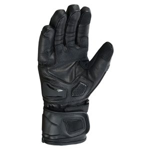 Gants de course en cuir, respirants, à doigts entiers, avec fermeture auto-agrippante, unisexes, équipement de protection pour la conduite en extérieur - Product Image 2