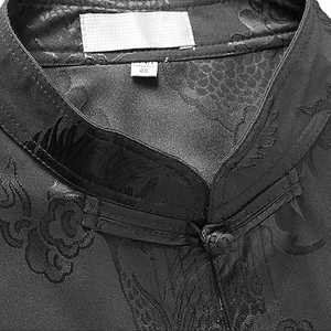 Costume Tang pour Mariage, Vêtement Formel pour le Marié, Veste Traditionnelle Chinoise en Coton et Polyester pour Hommes - Product Image 6
