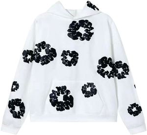 Sudadera con Capucha Extra Grande Personalizada, Estilo Urbano Vintage, Sudadera de Felpa de Algodón, Unisex, Corte Holgado, Marca Haus Industries - Product Image 5