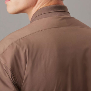 Men's Bomber <b>Jacket</b> Wind Water Resistant PU Zipper Closure Stand Collar Casual Winter Wear <b>Fleece</b> <b>Lining</b> Luminous - Product Image 6