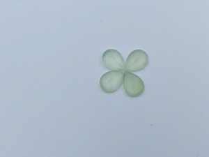 Prehnite พลอยนิลลูกแพร์ตัดหลวมอัญมณีทำฟรีขนาดราจาสถานกำเนิด - Product Image 1