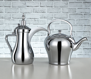 Nouvel Arrivage – Ensemble de Théière Style Moyen-Orient, Artisanat Écologique en Acier Inoxydable, Cafetière pour Usage Quotidien, Bouilloires Résistantes à la Chaleur - Product Image 3