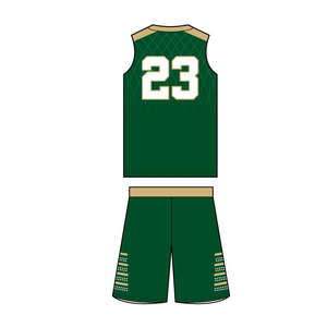 Ensemble de maillot de basket-ball jaune unisexe, débardeur sans manches et short, 100% polyester, respirant, taille élastique, coupe régulière, couleur unie - Product Image 2
