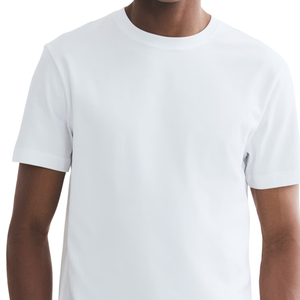 T-shirt à col rond slim fit pour homme, en coton respirant, décontracté au quotidien, coupe moderne confortable, fabrication sur mesure, OEM, OD en gros - Product Image 3