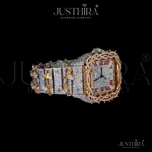 Reloj de Lujo Unisex al por Mayor, de Aleación y Acero Inoxidable Cuadrado, con Diamantes VVS, Totalmente Adornado, Estilo Hip Hop, Esfera de Cristal de Zafiro, el Mejor - Product Image 4