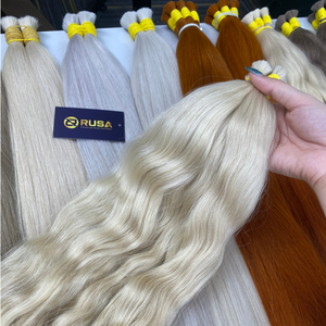 Venta al por mayor de cabello ondulado personalizado con longitud de 10 a 34 pulgadas, extensiones de cabello a granel de fábrica vietnamita de alta calidad - Product Image 4