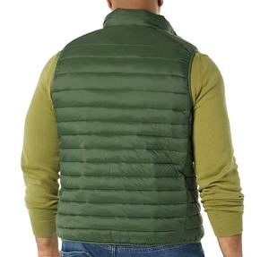 OEM Custom Men's Lightweight Zipper Sleeveless Puffer Vest High Quality Warm Winter <b>Jacket</b> in Plus Size for <b>Work</b> - Product Image 6