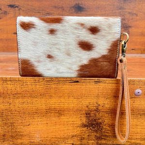 Porte-cartes en gros porte-monnaie en cuir usiné à la main pour les femmes en cuir de vachette véritable sac à main de style à la mode - Product Image 5