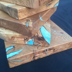 เขียงไม้แฮนด์เมดเขียงหั่นเนื้อทนทานสำหรับใช้ในครัวสำหรับหั่นผักผลไม้เตรียมเนื้อ - Product Image 3