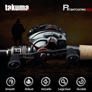 รอกเบทคาสติ้ง Takuma P11 ตัวเรือนโลหะทั้งหม<span class=keywords><strong>ด</strong></span> สำหรับคนถนัดขวา ป้องกันสายพันกัน ตีเหยื่อได้ไกล เหมาะสำหรับตกปลาชะโด <span class=keywords><strong>ปลา</strong></span>กะพง <span class=keywords><strong>ปลา</strong></span>ในแม่น้ำ - Product Image 6