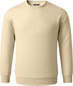 Ensemble de survêtement décontracté 2 pièces pour homme, style hip-hop, matelassé, avec sweat à capuche et pantalon de jogging, 100 % coton - Product Image 6