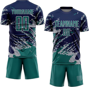 High Quality Custom Sport Youth Reversible Soccer Jersey Sets 100% <b>Polyester</b> Football Uniform <b>Shirt</b> & <b>T</b>-<b>Shirt</b> and Shorts for Men - Product Image 1