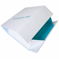 Caja de Regalo Plegable de Cartón Rígido Blanco Mate con Cierre Magnético, para Graduación, Educación Escolar, Kit de Planificación, Precio de Fábrica