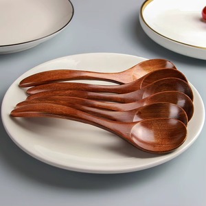 Handmade Eco-Friendly Long Handle Solid Wood Korean Style Spoon 10ml Capacity <b>Mirror</b> Polish 5mm Thickness REHMAN CRAFT Cooking - Product Image 2