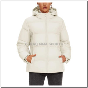 Veste matelassée imperméable personnalisée pour femme, manteau d'hiver rembourré de style designer, en nylon, pour l'extérieur - Product Image 6