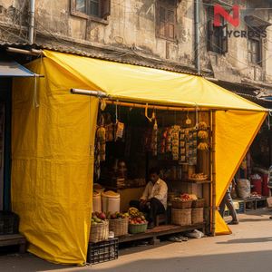 ผ้าใบคลุมหน้าร้านค้าคุณภาพสูงสำหรับงานหนัก ขายส่งจากโรงงานโดยตรง ผ้าใบหนาพิเศษ GSM สำหรับใช้งานเชิงพาณิชย์ - Product Image 6