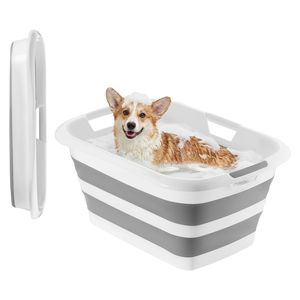 Pieghevole # # # # Portatile # # # # Vasca da Bagno Stabile per Cani # # # # Salvaspazio # # # # Stazione di Lavaggio e Toelettatura per Animali Domestici da Esterno - Product Image 1