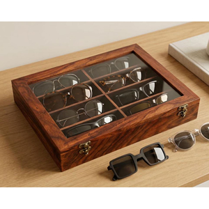 Caja de Madera para Coleccionistas de Relojes con Interior de Terciopelo, Solución de Almacenamiento y Exhibición de Relojes, Caja de Madera para Relojes con Cajón para Joyas - Product Image 5