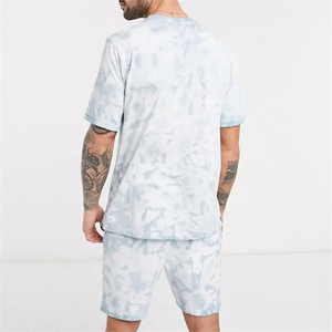 Top Quality breathable Men's T-Shirt and Short <b>Set</b> Summer <b>Set</b> for Men Short Sleeve Comfortable Low Price Breathable Summer <b>Set</b> - Product Image 5