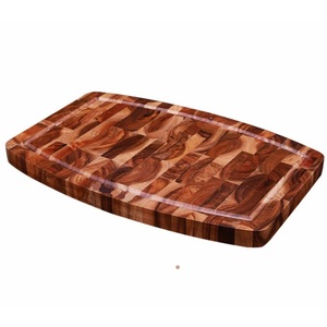Planche à découper en teck artisanale de qualité supérieure avec poignée, pour la cuisine, idéale pour les légumes et les fruits - Product Image 2