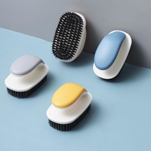 Paquete de 2 cepillos de cerdas suaves para lavar ropa, cepillo para limpiar zapatos y eliminar manchas de ropa, herramienta de limpieza para el hogar - Product Image 5