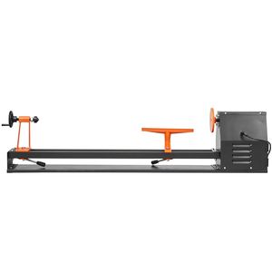 Tornio da banco per legno con motore da 0,5 HP 370W, velocità variabile 885/1245/1715/2425 RPM, dimensioni 14x40 pollici, motore incluso - Product Image 3