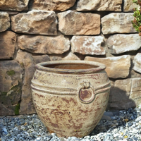 Pots de fleurs et jardinières en céramique émaillée moderne en argile noire avec trou de drainage pour la maison et le jardin Vietnam