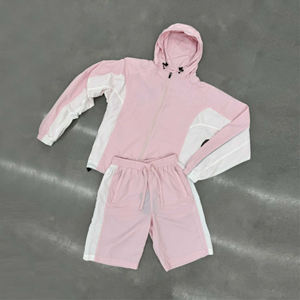 Conjunto Deportivo Personalizado al por Mayor de Fábrica con Logotipo Impreso, Chaqueta Cortavientos con Capucha de Invierno de Color Sólido, Talla Grande, Ropa Deportiva Personalizada para Hombre - Product Image 5