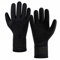 Guantes de Buceo Unisex Antideslizantes de Neopreno de Invierno de Diseño Profesional de la Marca Ekin, 3 mm, para Deportes Acuáticos