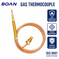 Sensor Termokopel Paduan Tembaga Boan HighReliability dengan Kabel 1200mm, Ulir M8x1, untuk Deteksi Api Pemanas Air Gas Rumah Tangga/RV