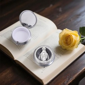 Boîte de 2 chapelets en métal avec médaille miraculeuse - Vente en gros - Articles dévotionnels catholiques - Product Image 5