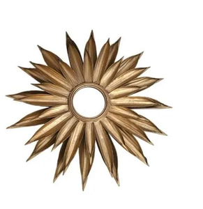 New Luxury Metal Aluminum Hanging Wall <b>Mirror</b> for Living Room Silver Matt Metal <b>Mirror</b> <b>Frame</b> at Cheap Price From Indian - Product Image 1