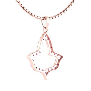 Rose Gold Plated Silver Leaf <b>Necklace</b> Women Crystal Pendant Jewelry Elegant Fashion Accessory Gift Daily Wear Stylish <b>Statement</b> - Product Image 3