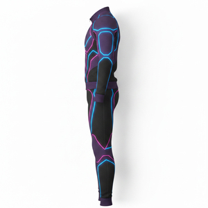 Combinaison de sport respirante à compression, séchage rapide, uniforme de fitness, vêtements de compression hautement élastiques, tenue d'entraînement de football - Product Image 1
