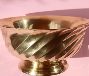 Cuenco de Metal Dorado con Diseño Trenzado, Borde Acampanado y Base de Pedestal, Accesorios para Bodas, Cuenco de Boca Ancha para Flores, para Hogar, Hotel, Boda - Product Image 6