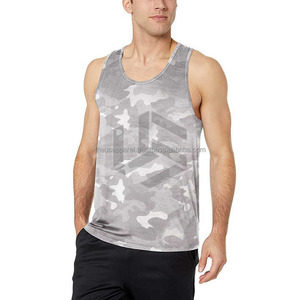 เสื้อกล้ามถักนิตติ้งสำหรับออกกำลังกายและวิ่งสำหรับผู้ชาย สีและขนาดตามสั่ง ไซส์พลัส  ขายส่ง - Product Image 3