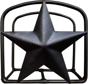 Porta Servilletas Estilo Texas Rústico Negro, Organizador de Mesa Metálico Estilo Western - Product Image 5