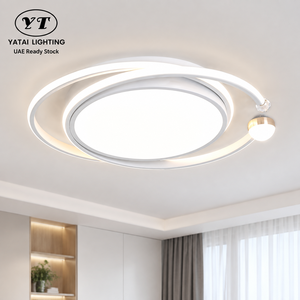 Plafonnier LED moderne à intensité variable de 100W, avec télécommande, trois températures de couleur, pour salon, salle à manger - Product Image 1