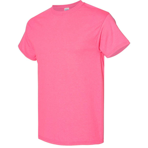 เสื้อยืดลำลองคอกลมแขนสั้นสำหรับผู้ชายสีชมพูทึบเสื้อเจอร์ซี่ผ้าฝ้าย100% ถักดีไซน์ว่างเปล่าเป็นมิตรกับสิ่งแวดล้อมระบายอากาศ - Product Image 6