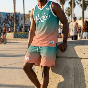 Uniforme de Baloncesto Sublimado con Diseño Personalizado, Conjunto de Camiseta y Pantalones Cortos, Ropa Deportiva Transpirable para Hombre y Mujer - Product Image 6