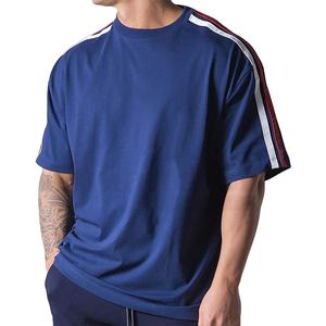 เสื้อยืดผ้าไมโครไฟเบอร์สำหรับผู้ชายทรงโอเวอร์ไซส์พร้อมโลโก้ตามสั่งน้ำหนักเบาลายพิมพ์ดิจิตอลสูง - Product Image 1