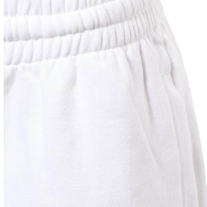 Shorts Bermuda Homme Blanc en Coton à Cordon de Serrage Taille Mi-Haute Décontracté Respirant Tricoté Style Uni - Product Image 4