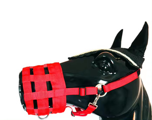 High-Quality <b>Horse</b> <b>Muzzle</b> With Adjustable Features Durable Materials and Lightweight Design for <b>Grazing</b> Safety - Product Image 2