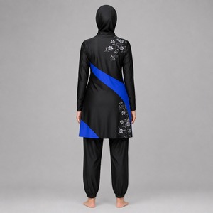 Ensemble Burkini Modeste Femme – Tenue de Bain Décontractée Couvrante avec Haut à Manches Longues – Confortable, Design OEM, Respirant, Écologique, Séchage Rapide - Product Image 3