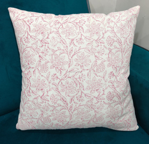 Jaipur bloque impreso funda de cojín 18x18 algodón sofá almohada artesanal hogar textil patrón geométrico impreso funda de almohada - Product Image 4