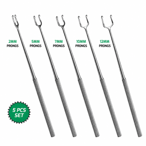 ชุดเครื่องมือผ่าตัด SUAVE SURGICAL INSTRUMENTS 5 ชิ้น ชุดตะขอเกี่ยวผิวหนัง Joseph แบบสองคม ขนาด 6.25 นิ้ว พร้อมที่ดึงผิวหนัง สำหรับการผ่าตัด เกรดเยอรมัน Gr Class II สำหรับโรงพยาบาล - Product Image 6